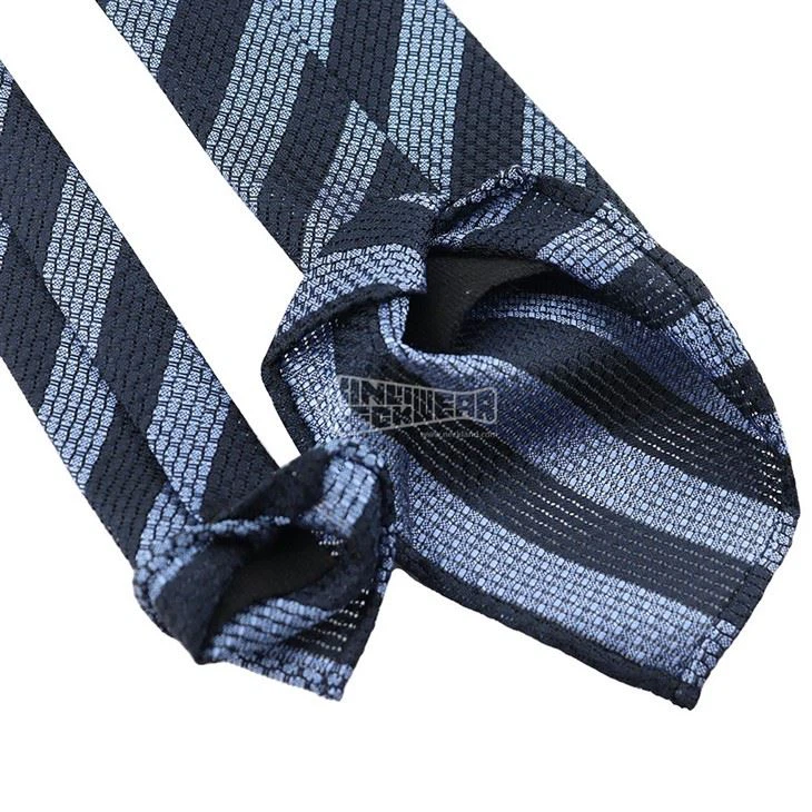 dark blue grenadine tie