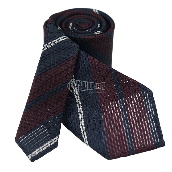 navy grenadine tie
