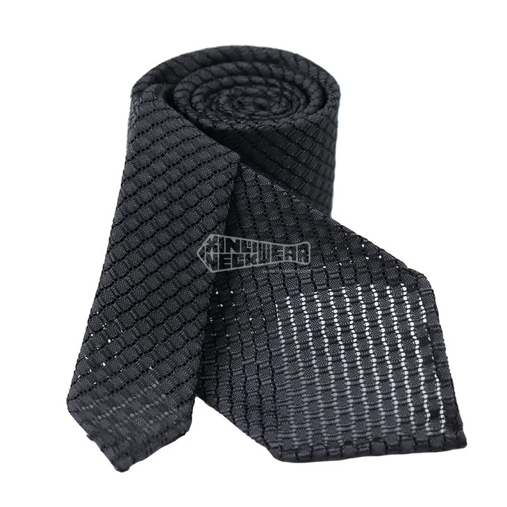 Grey Grenadine Tie