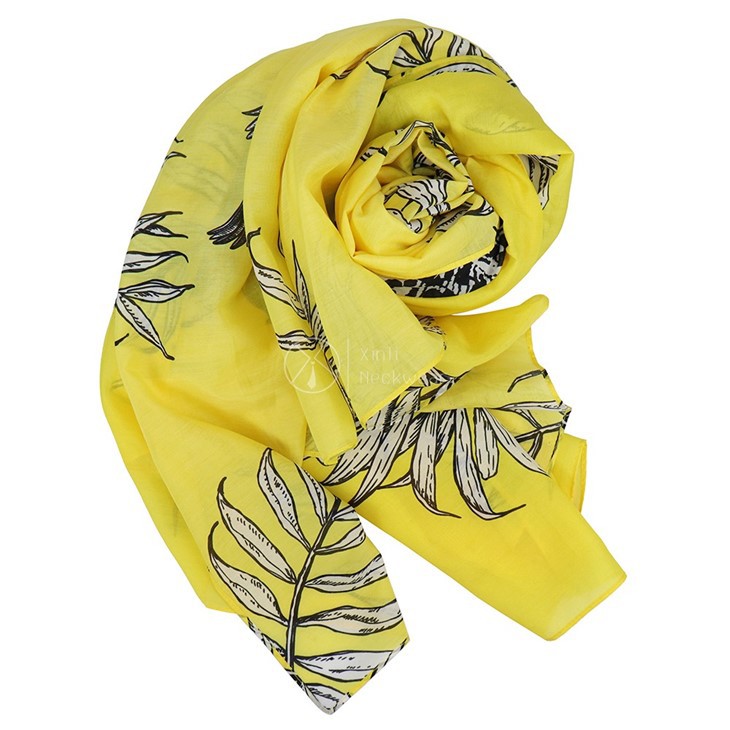 Scarf With Animal Print