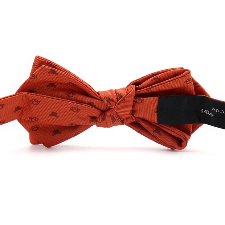 Blue Patterned Bow Tie